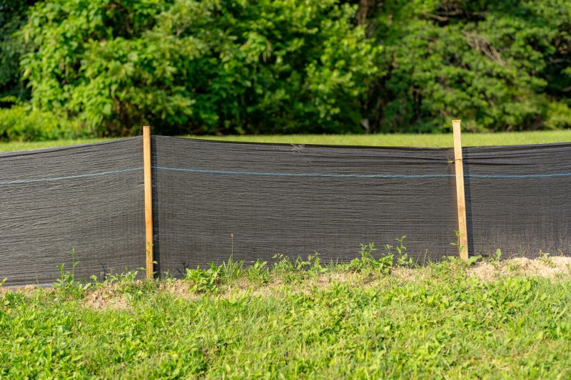 Silt Fence Installation in Dry Conditions