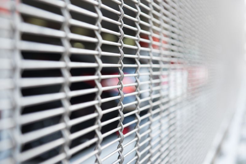 Close-Up of Fence Fabric